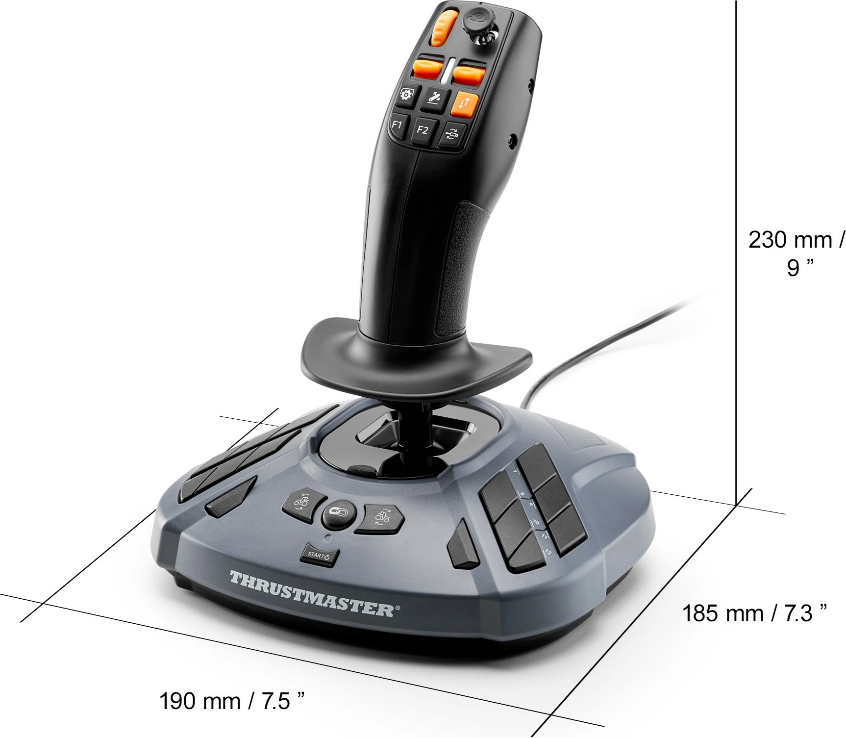 Joystick SIMTASK Farming Stick Thrustmaster, USB, siv