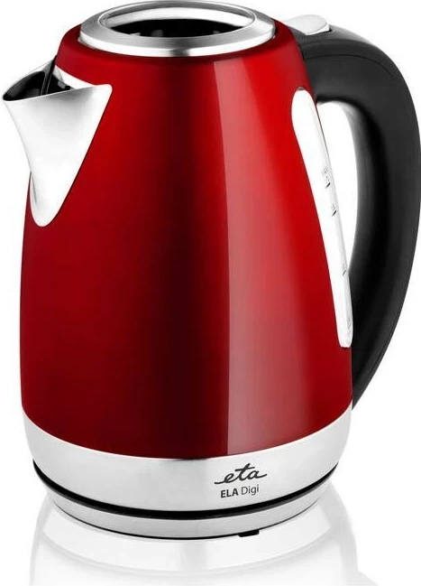 Električni čajnik 1,7 L, rdeč, ETA Ela Digi 9598900