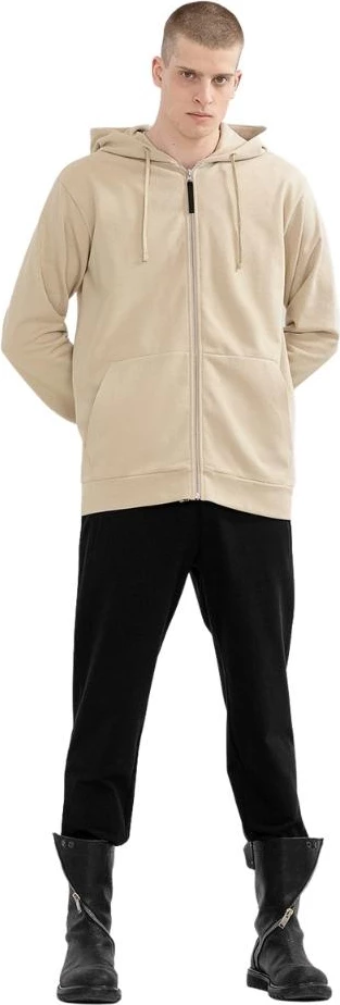 Pulover s kapuco za moške Outhorn, bež