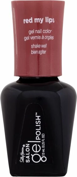 Nail Polish Sally Hansen Salon Gel Polish, Gel Nail Color, 220 Red My Lips, 7ml
