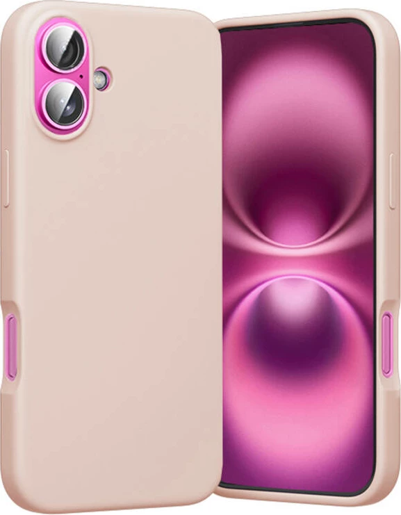 Ovitek za iPhone 16 Plus, MagSafe, rožnat Vention KUHP0-20