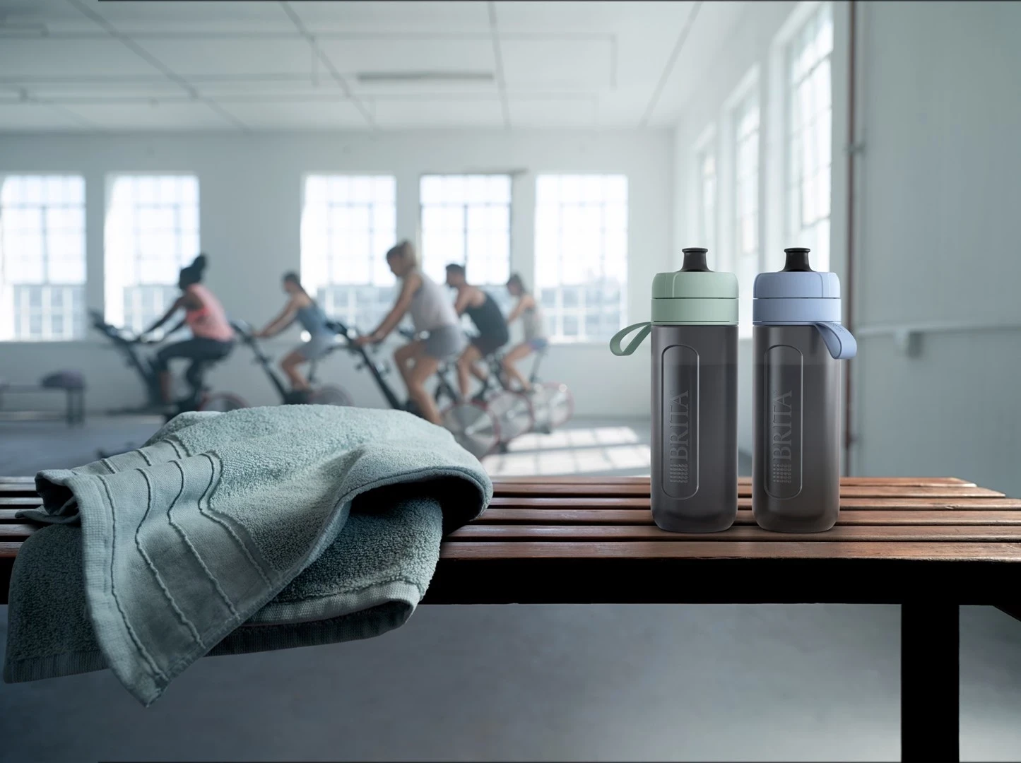 Filtrirna steklenica BRITA Active, modra, 600 ml, s 2 filtri