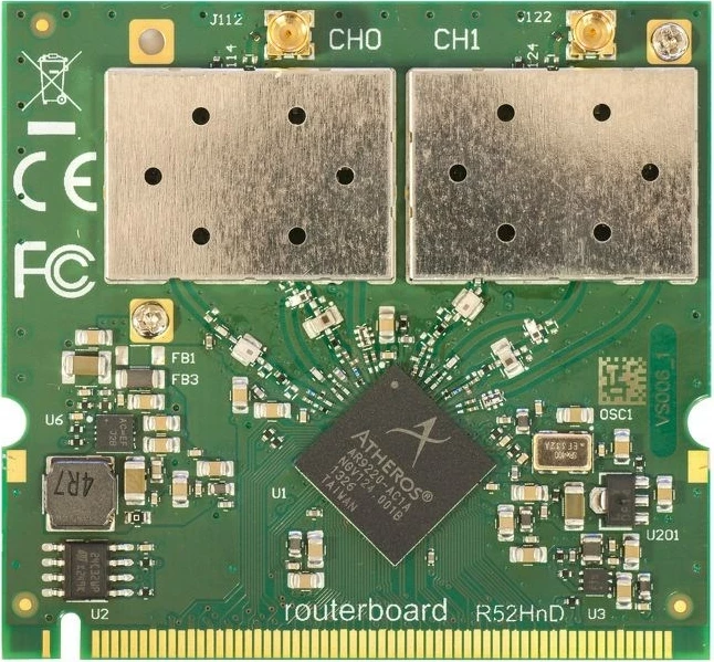 Kartica omrežja MikroTik RouterBOARD R52HnD, PCI Kartica omrežja MikroTik RouterBOARD R52HnD, PCI