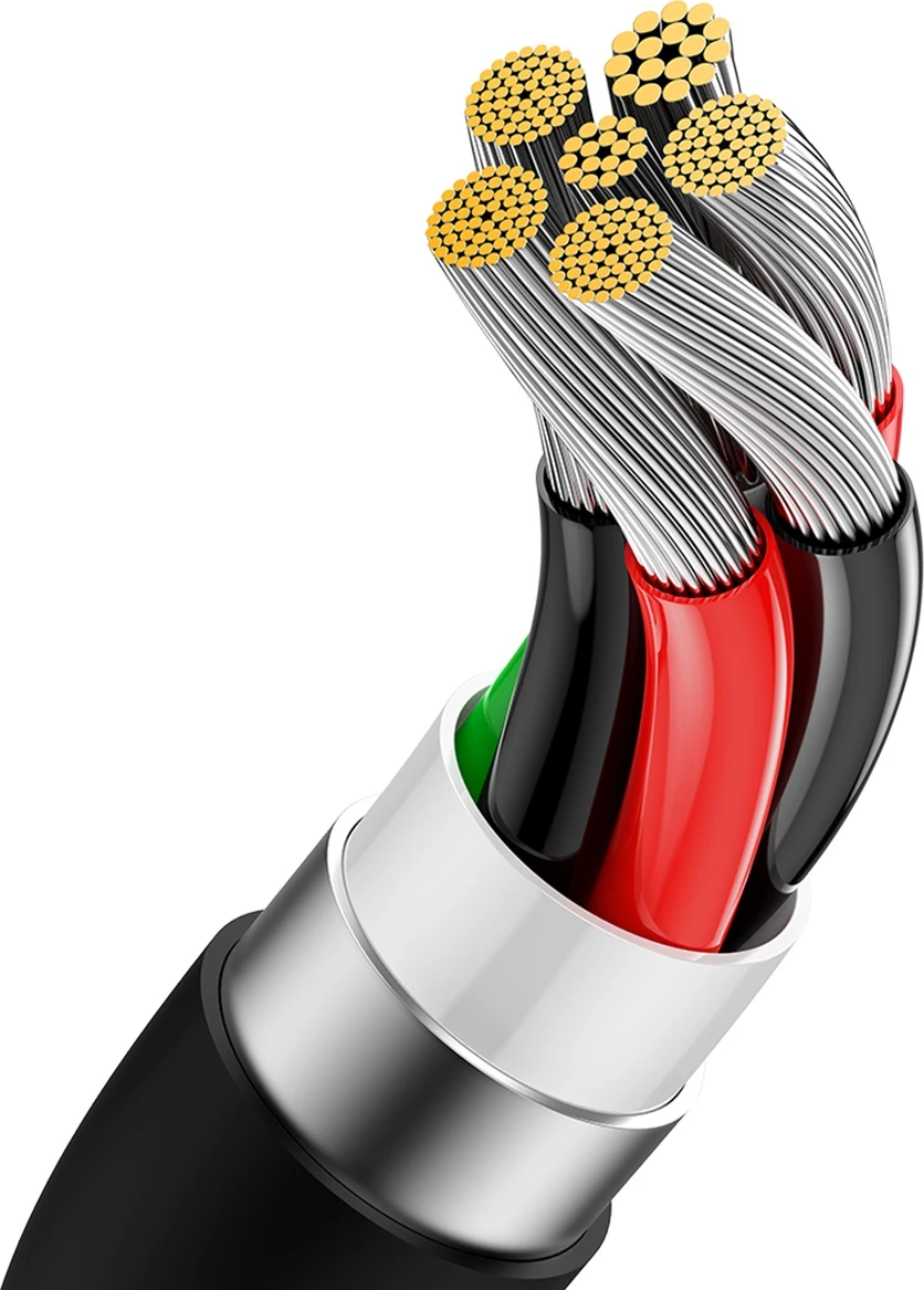 Kabel USB-A na USB-C, 2 m, 100 W, črn (Baseus Superior Series P10320102114-02)