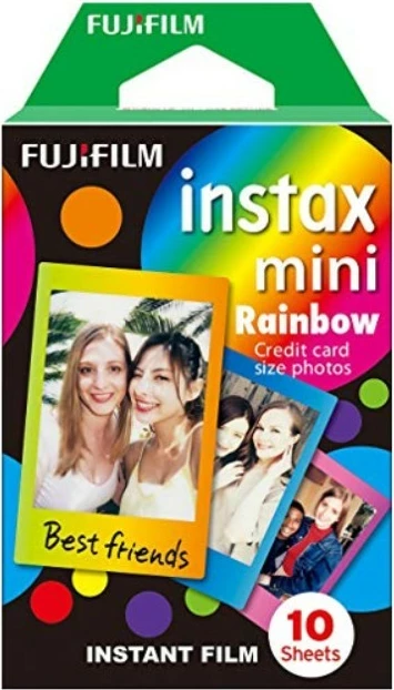 Instant film Instax Mini Rainbow, Fujifilm, 10 listov, večbarven