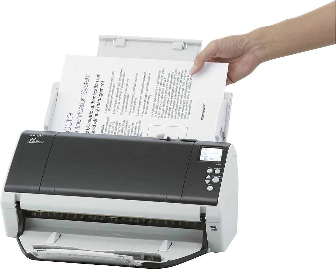 Skenalnik dokumentov Ricoh fi-7480, samodejen, siv