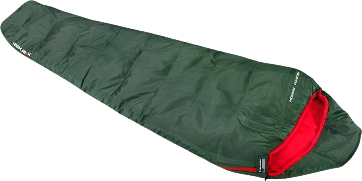 Spalna vreča za odrasle High Peak, zelena-rdeča