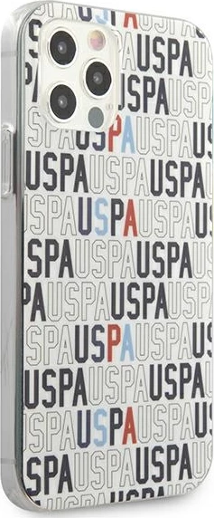 Ovitek Logo Mania za iPhone 12 Pro Max, U.S. Polo Assn. USHCP12LPCUSPA6, bel