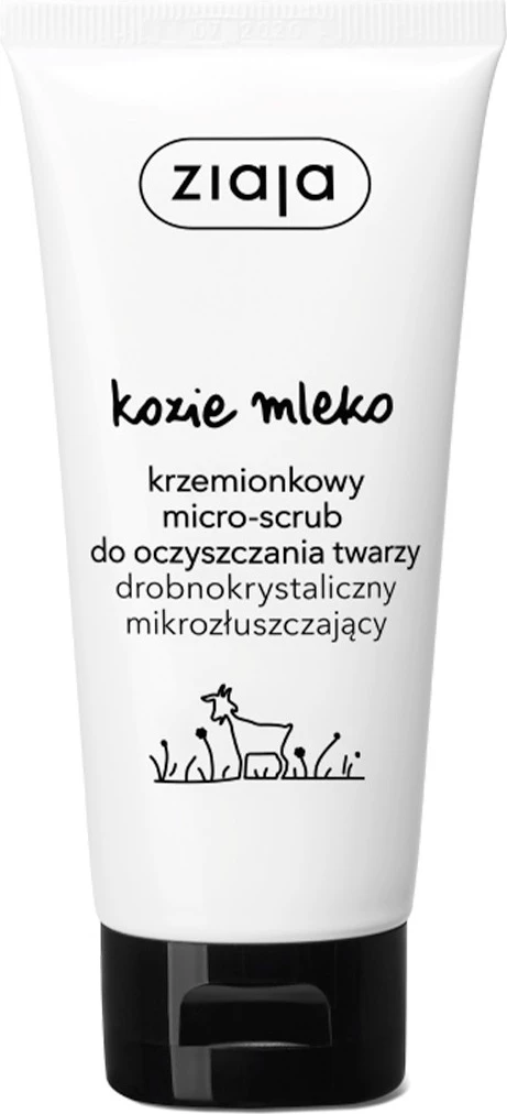Nežen piling za obraz Kozje mleko Silica Micro-scrub Ziaja, 75 ml