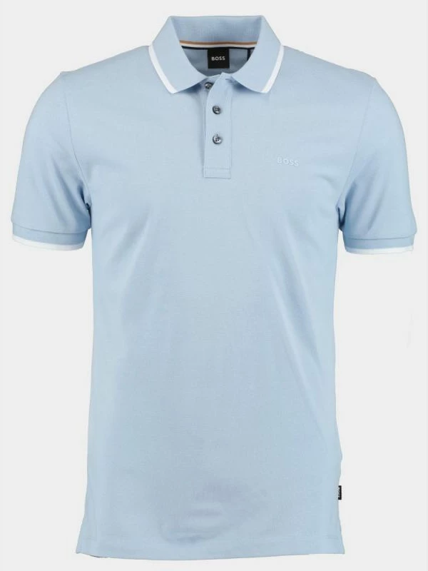 Polo majica Boss za moške, modra