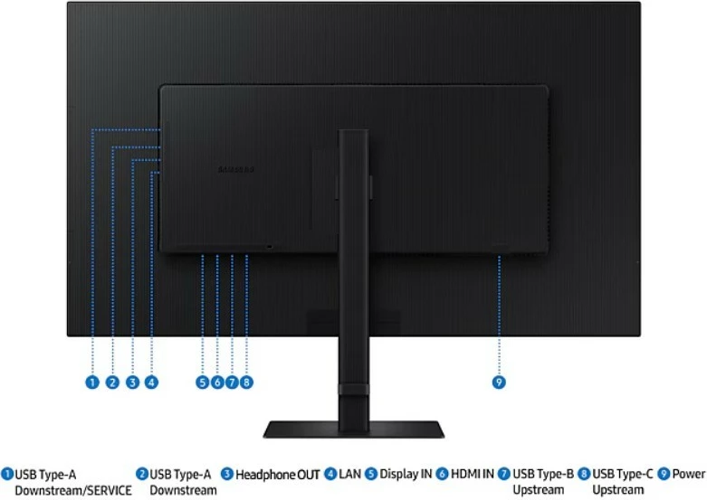 Monitor ViewFinity S8 Samsung LS37D800UAUXEN, 37", UHD, črn Monitor ViewFinity S8 Samsung LS37D800UAUXEN, 37", UHD, črn