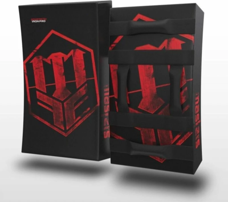 Trening ščit Masters, črno-rdeč