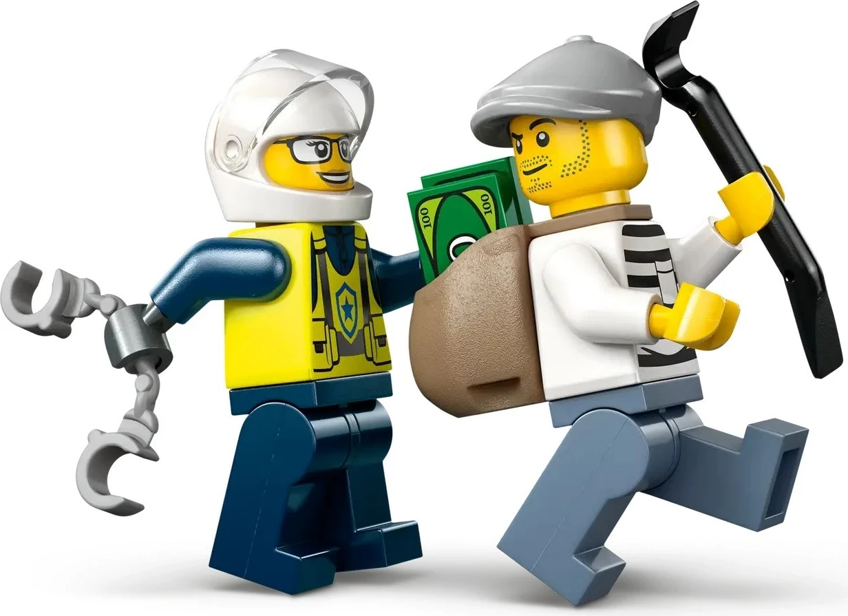 Set za sledenje z motorjem LEGO CITY 60455, 65 delov