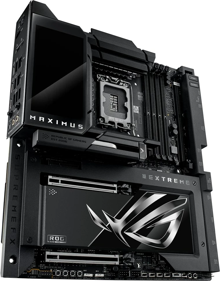 Matična plošča ASUS ROG MAXIMUS Z890 EXTREME, vtičnica LGA 1851, črna Matična plošča ASUS ROG MAXIMUS Z890 EXTREME, vtičnica LGA 1851, črna