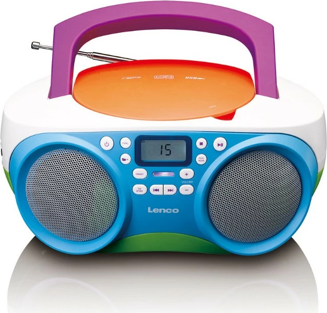 Prenosni radio Lenco SCD-41, USB, FM, MP3, večbarven Prenosni radio Lenco SCD-41, USB, FM, MP3, večbarven