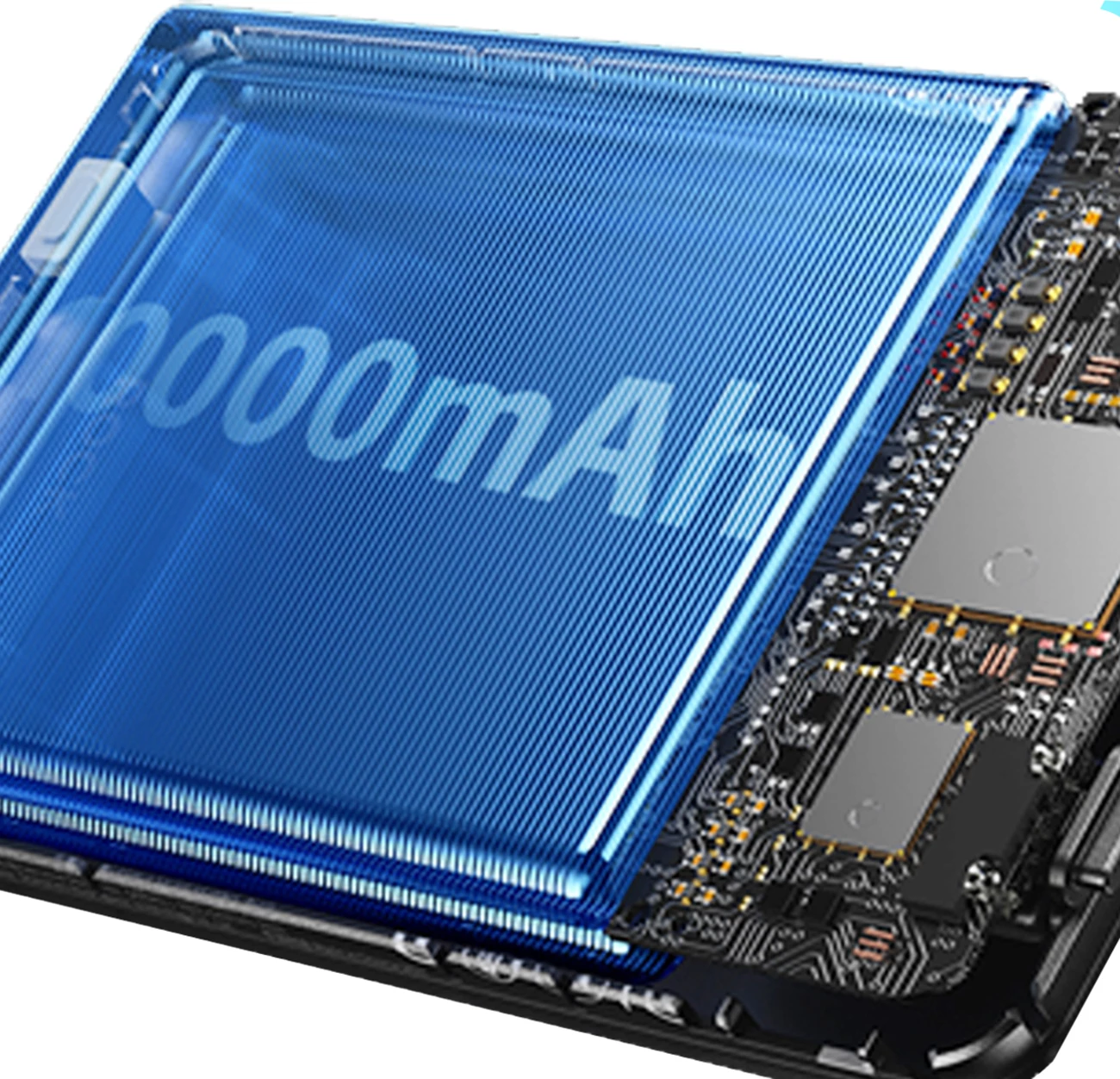 Prenosna baterija 10000 mAh, MagSafe, z metalnim ohišjem, USB-C/Lightning, Dudao K29, srebrna