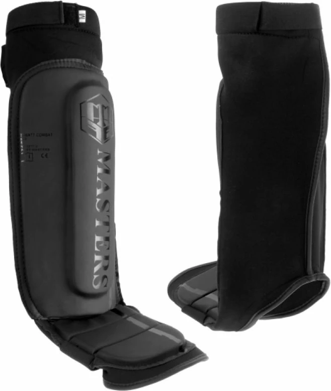 Ščitniki za golen NS-COMBAT-MATT Masters, črni