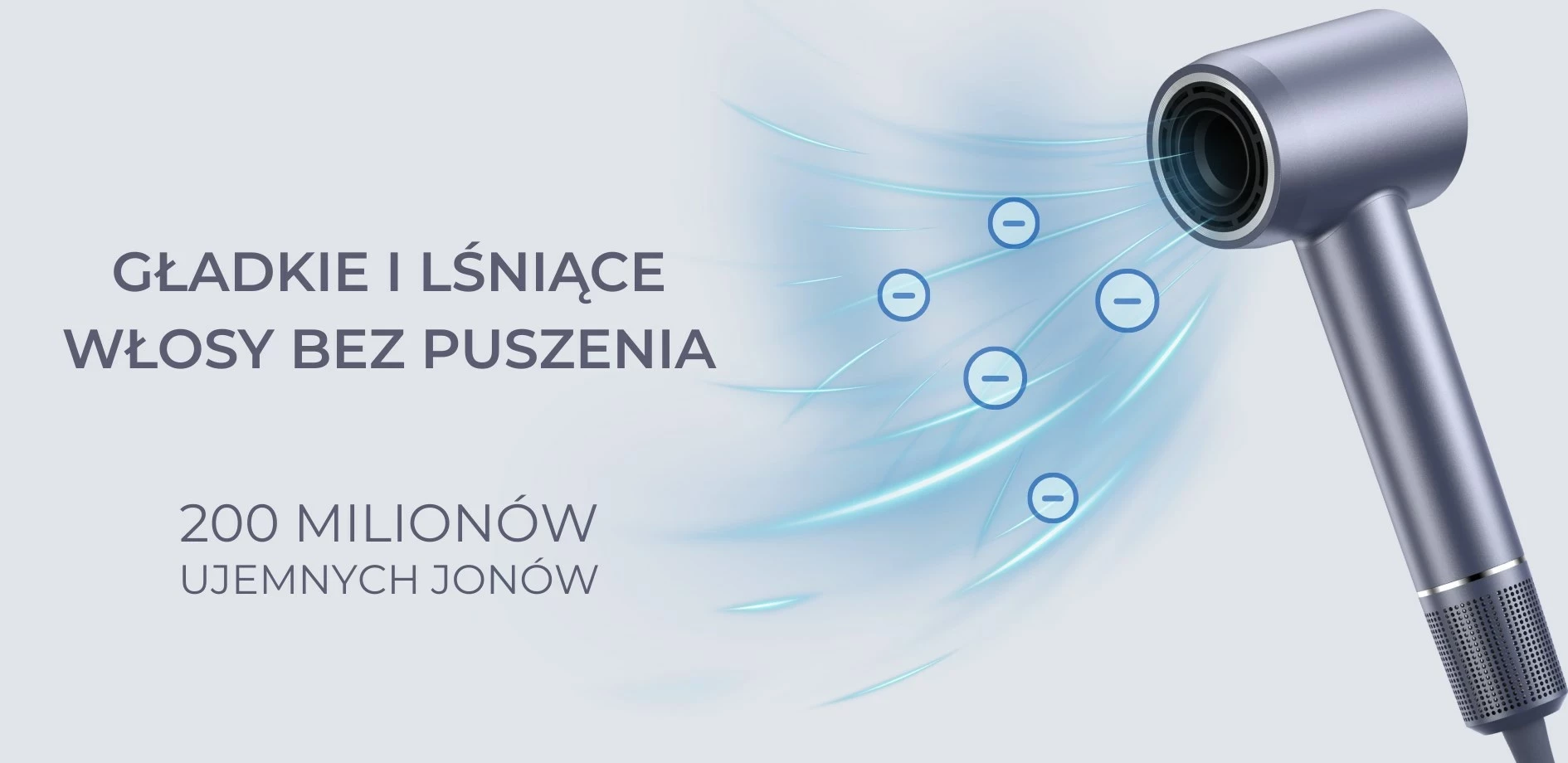 Sušilnik za lase Havit HD202-EU, moder