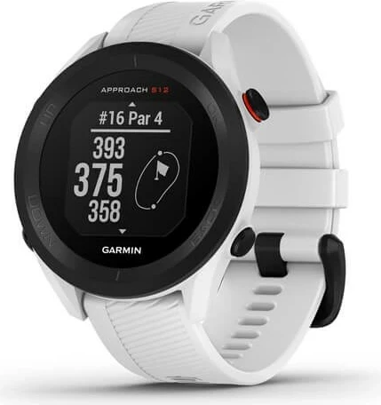 Pametna športna ura za golf Garmin Approach S12, 43 mm, GPS, digitalni zaslon, bela