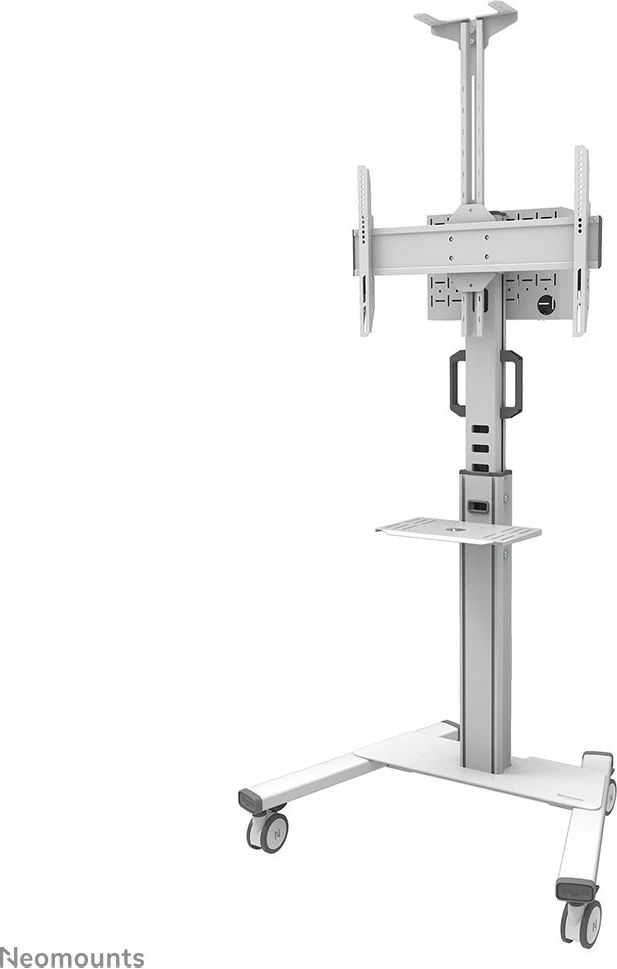 Prenosni voziček za TV, Neomounts Newstar FL50S-825WH1, za zaslone 37–75 inčev, nastavljiva višina, bela Prenosni voziček za TV, Neomounts Newstar FL50S-825WH1, za zaslone 37–75 inčev, nastavljiva višina, bela