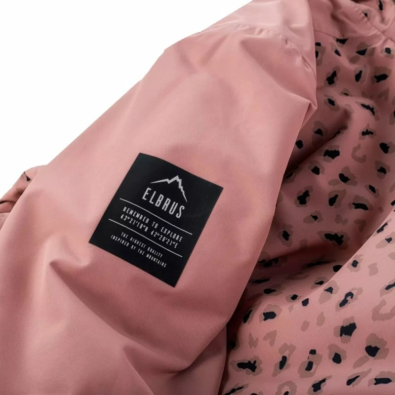 Smučarska jakna za deklice Elbrus, rožnata