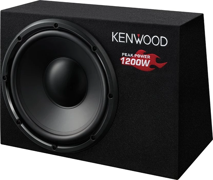Subwoofer za avto Kenwood KSC-W1200B, 300 W, črn