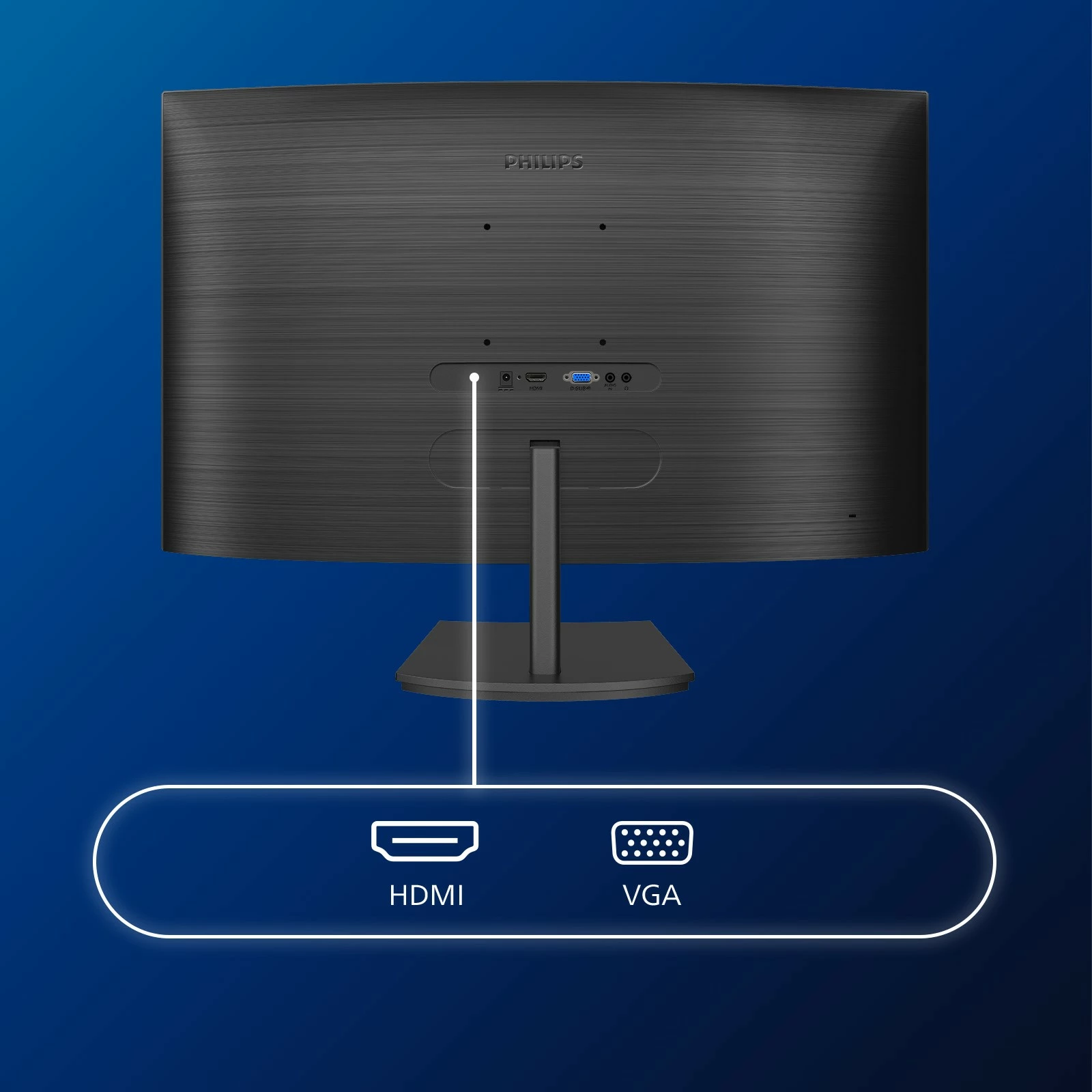 Zakrivljen 23,6" monitor Full HD Philips 241E1SCA/00, črn Zakrivljen 23,6" monitor Full HD Philips 241E1SCA/00, črn