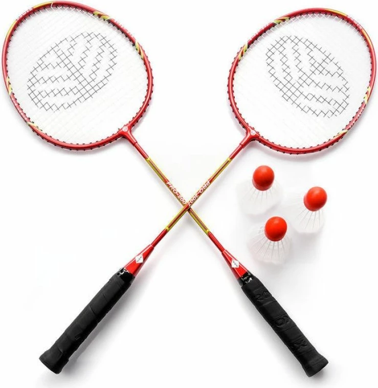 Set za badminton Inny, rdeč
