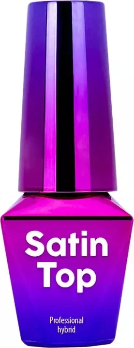 Mat zaključni nanos za nohte MollyLac Satin Top, 10 g