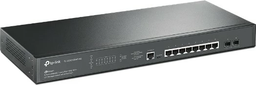 Upravljano stikalo TP-LINK SG3210XHP-M2, 8x2.5GE PoE+, 2 SFP+, črn