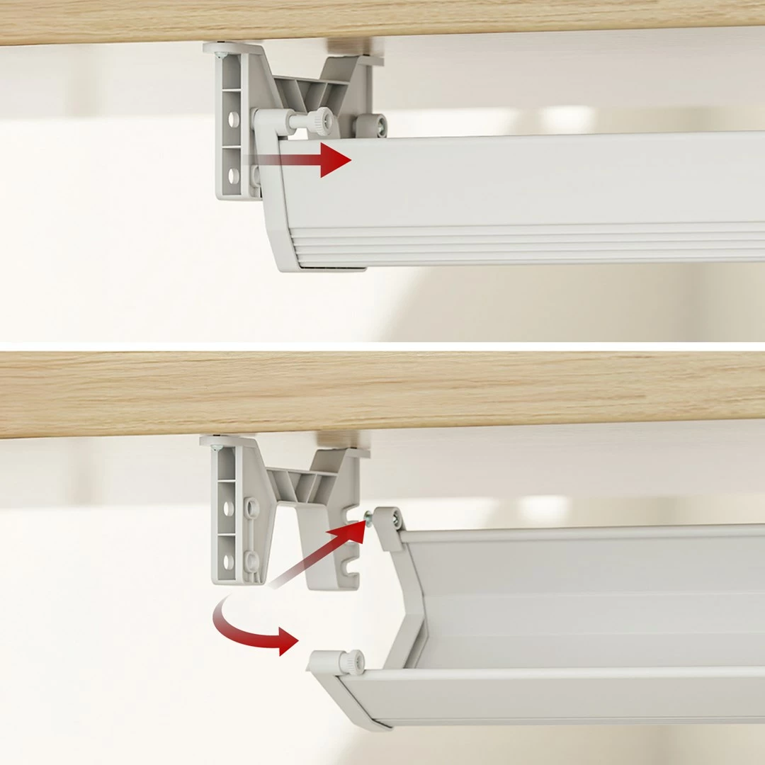 Organizator kablov pod mizo Maclean MC-106 W, bel