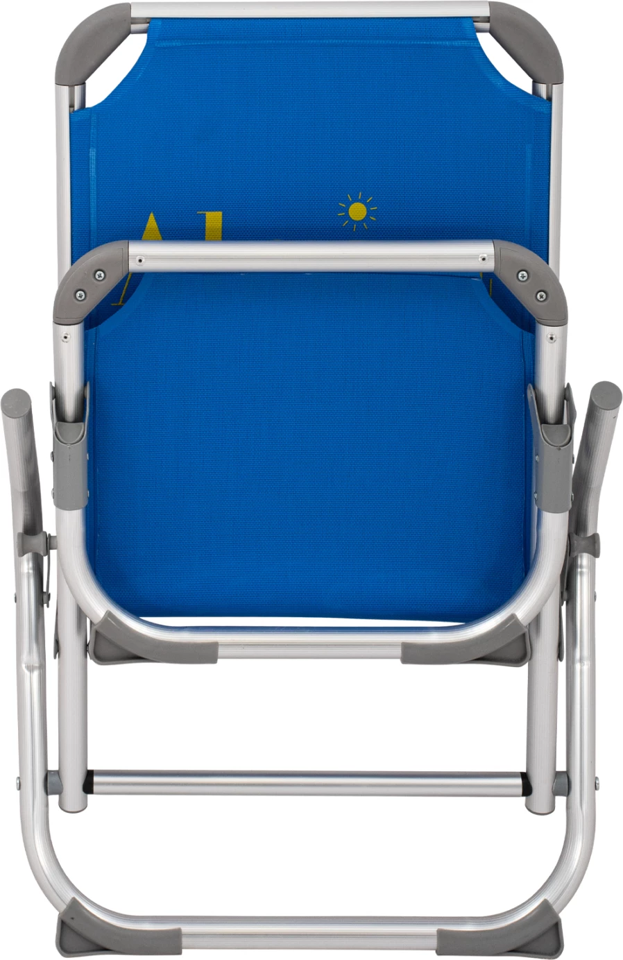 Stol za plažo FH5053.01 težki tip moder aluminij 56x70x66 cm