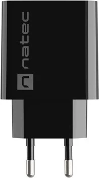 Polnilec Natec Ribera 18 W USB-A, črn