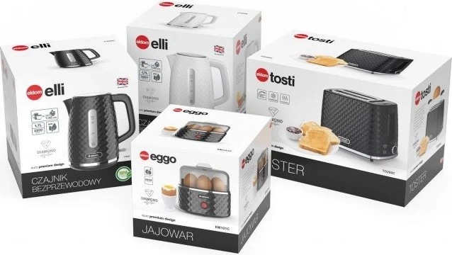 Grelnik vode Eldom Elli C280B, 1,7 l, 2200 W, bel