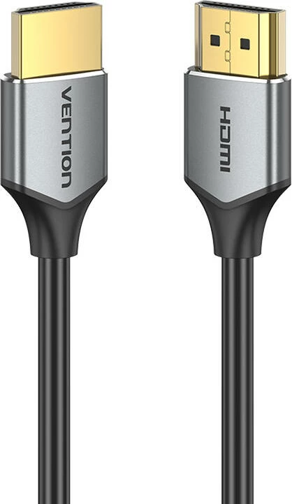 Ultra tanek HDMI kabel Vention ALEHI, 3 m, 4K 60Hz, siv
