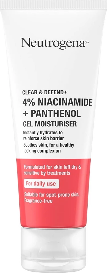 Hidratacijski gel za obraz Neutrogena Clear & Defend+ Hydrating Face Gel 50 ml