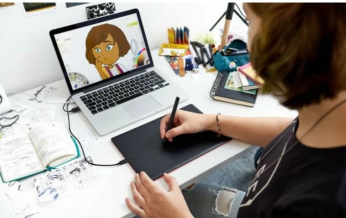 Grafična tablica Wacom One Medium, črna