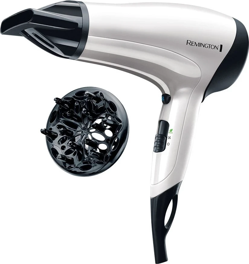 Sušilnik za lase, Remington, 2000 W, bel