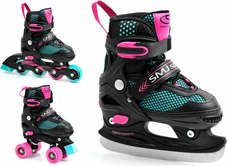 Patine inline 3 v 1 za otroke SMJ Sport BS-616TP