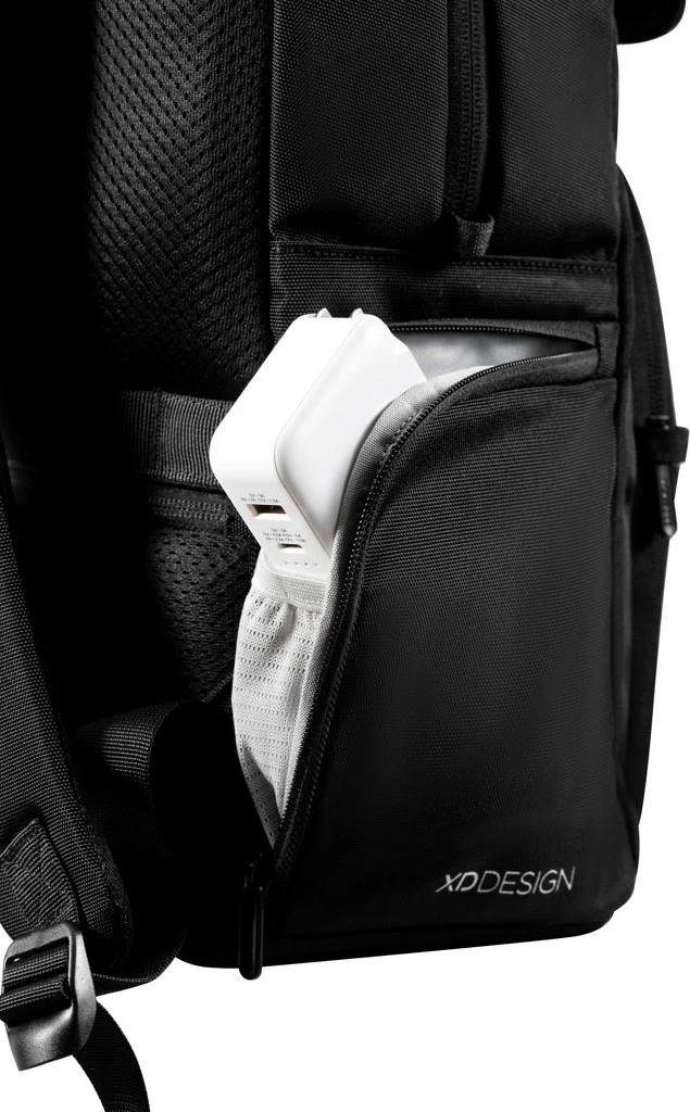 Mehka vsakodnevna nahrbtnik 16", XD DESIGN, črn