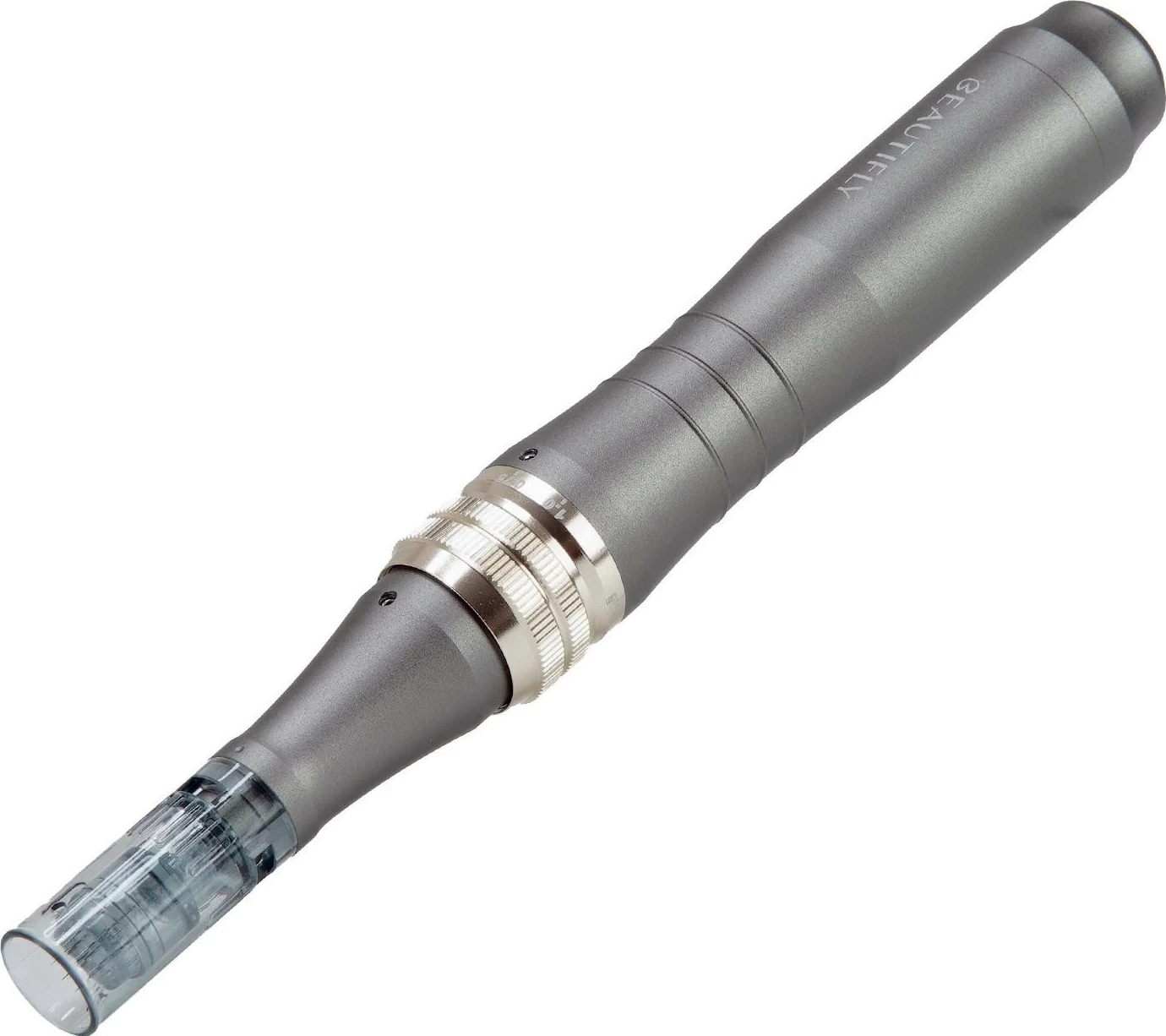 Mezoterapijska naprava z mikropiglavami Beautifly RevitaDerm PRO, siva