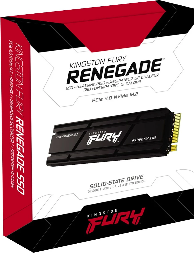 SSD 2TB M.2 PCIe 4.0 NVMe s hladilnikom Kingston FURY Renegade