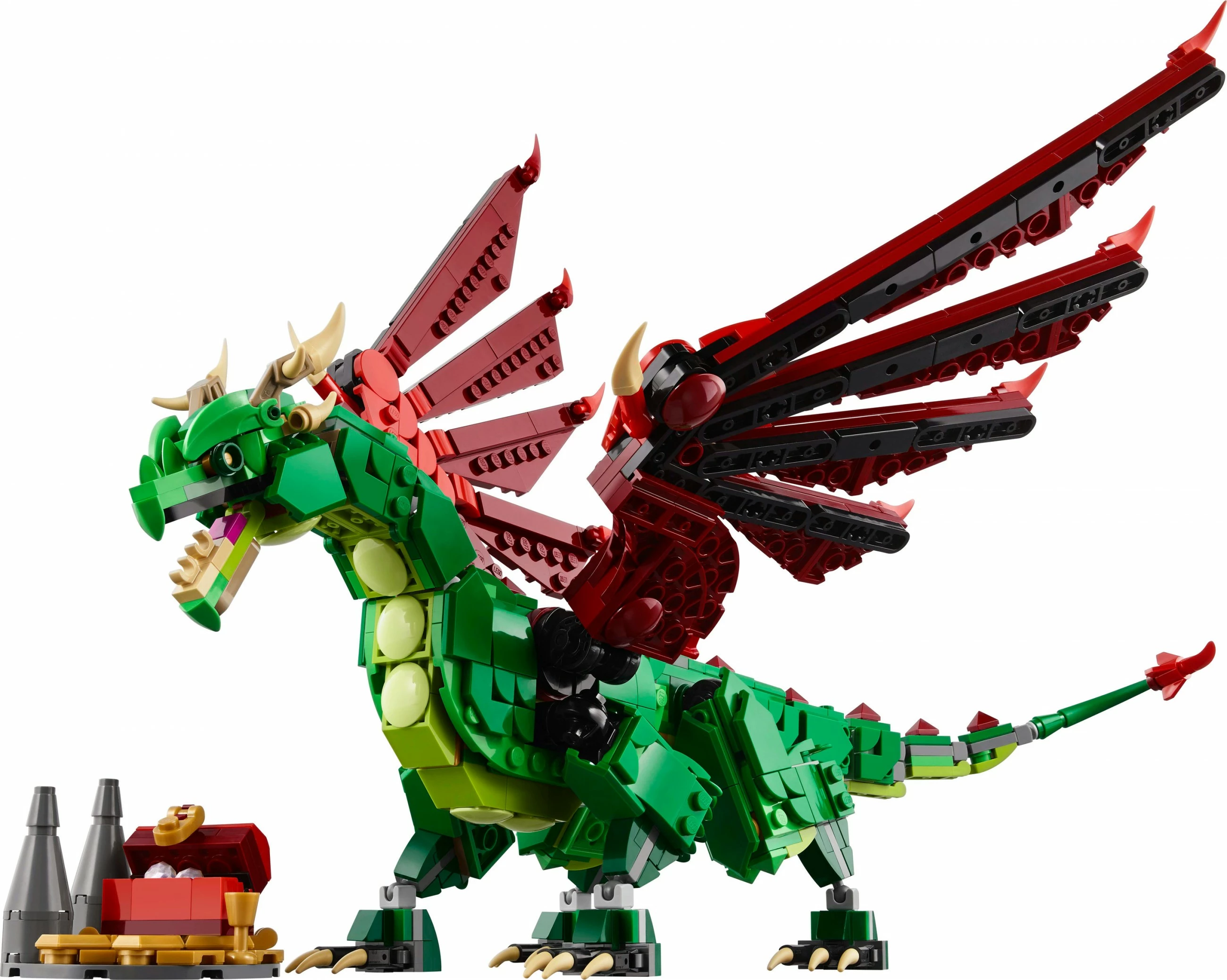 Zgradbeni set Zeleni zmaj LEGO Creator 31161, večbarven