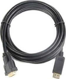Kabel DisplayPort-DVI Gembird CC-DPM-DVIM-6, 1.8 m, črn