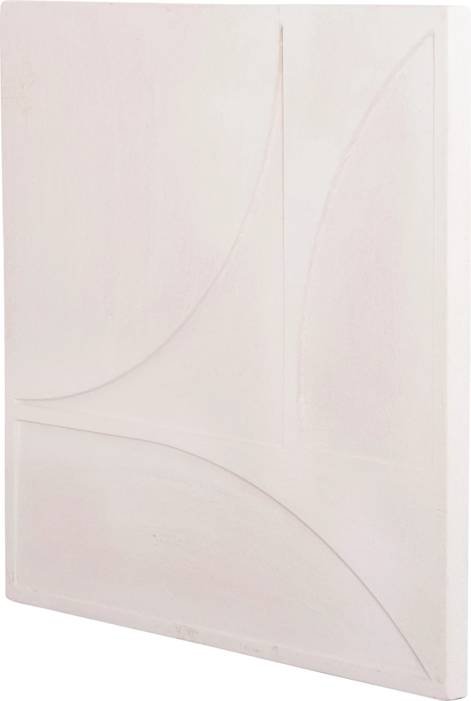 Stenski dekorativni panel kvadratne serije Santorini FH4507 MDF v barvi off-white 80x4(debelina)x80H cm