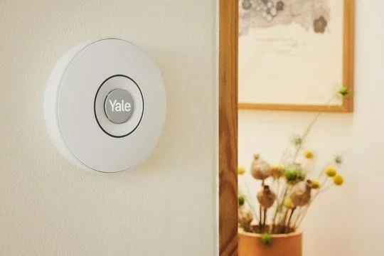 Brezžična notranja sirena Yale AL-IS-1A-W, siva