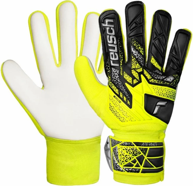 Rokavice za vratarja Reusch, moške, črno-rumene
