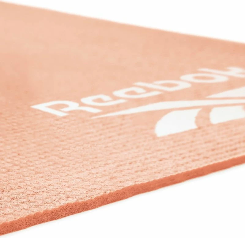 Joga podloga 4 mm, Reebok RAYG-11022DD, za moške in ženske, rožnata Joga podloga 4 mm, Reebok RAYG-11022DD, za moške in ženske, rožnata