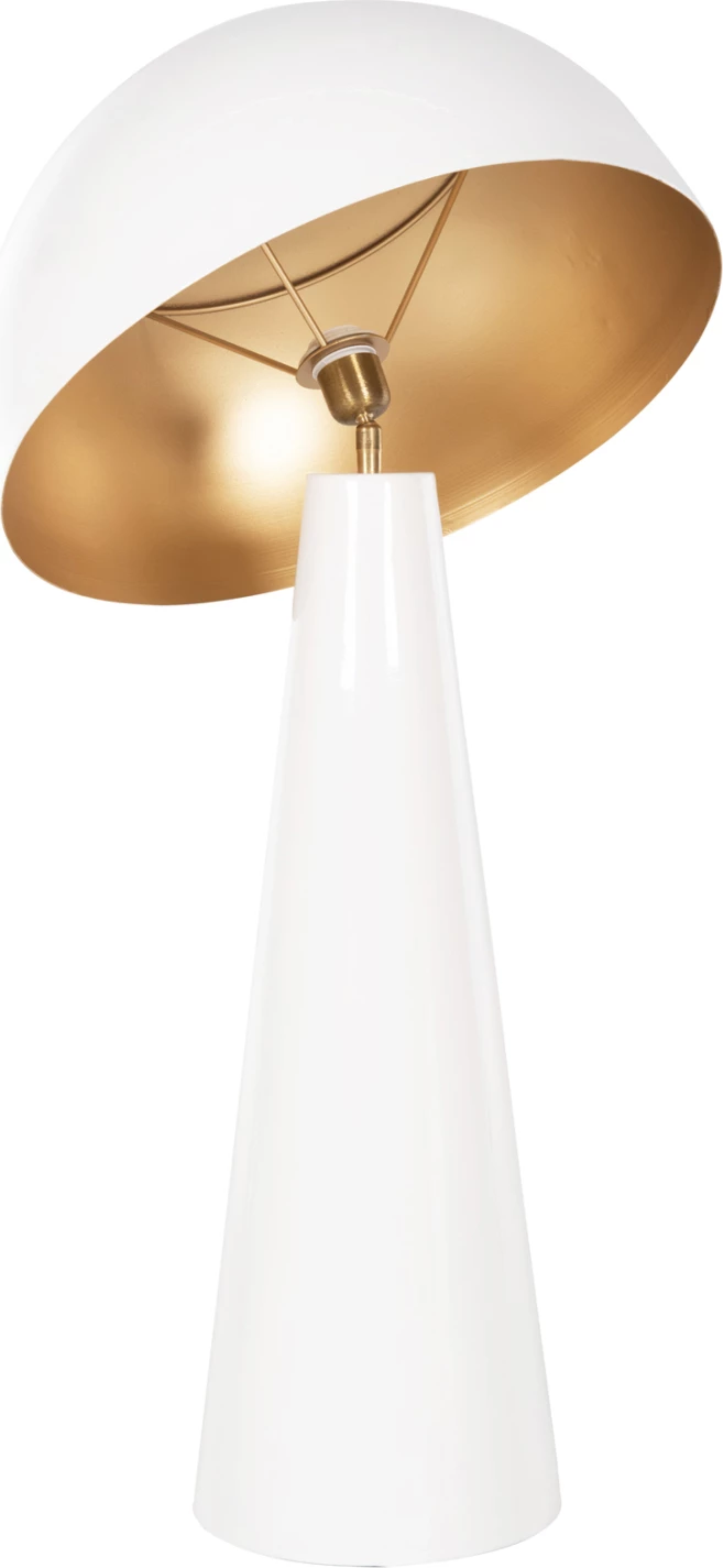 Talna svetilka SMUSH FH4256.03 kovinska v beli barvi - vrtljiva kapa Φ50x100Hcm