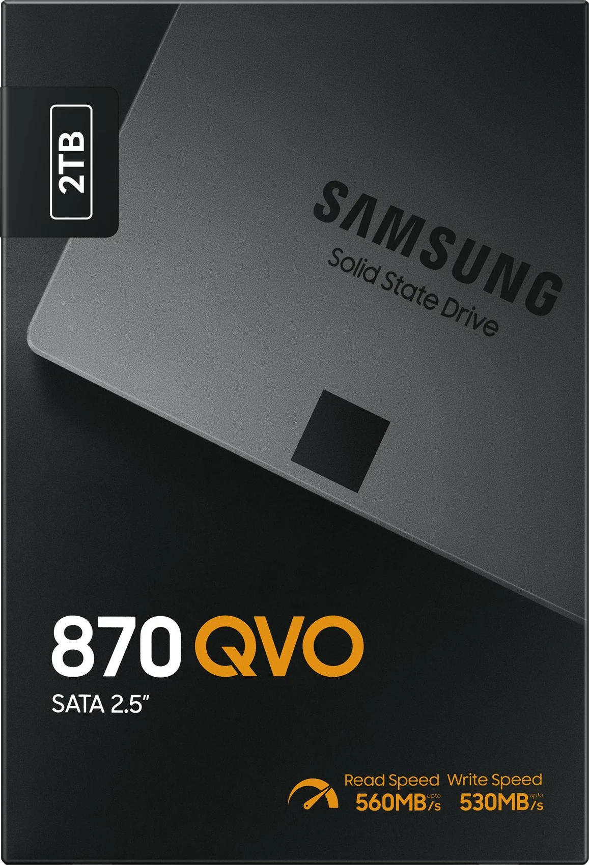 SSD 2 TB, 2,5", 560 MB/s, 6 Gbit/s Samsung 870 QVO